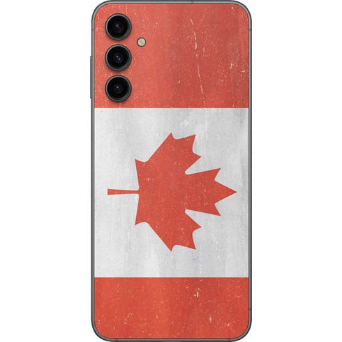 Canada Flag Distressed Galaxy A14 5G Skin